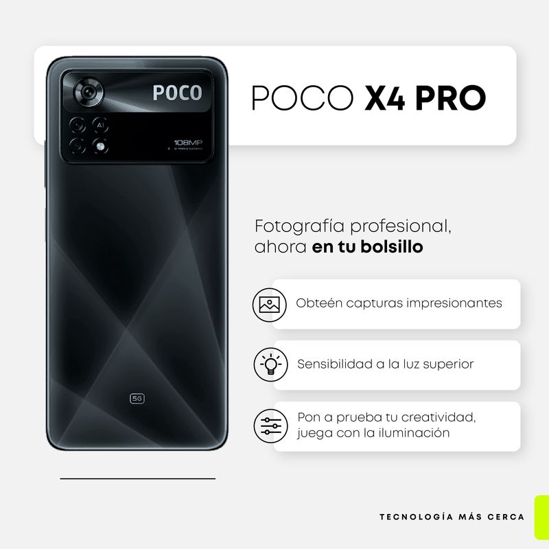 Celular-Poco-X4-Pro-256GB-8GB-5G-Gris