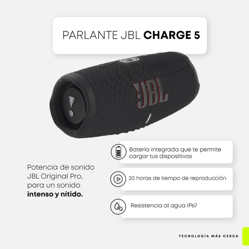 Parlante-JBL-Charge-5-Negro