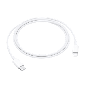 Cable Apple Lightning To USB-C 2 Metros Blanco