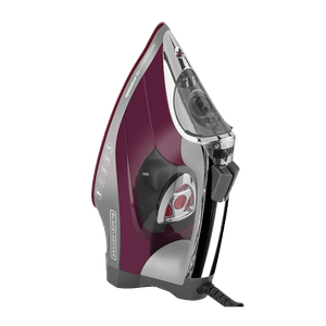 Plancha de Ropa Black+Decker Vapor D3501 Temperatura Avanzada Vinotinto