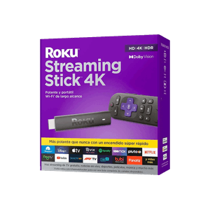 Reproductor Streaming Roku Stick 4K 3820 Negro