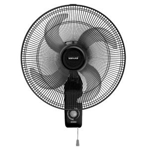 Ventilador Samurai Pared Turbo Metallic Negro