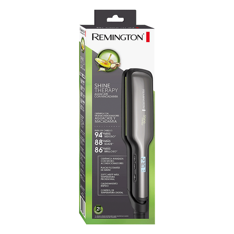 Plancha-para-Cabello-Remington-Shine-Therapy-S9980-Gris-3