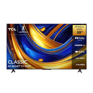 Televisor TCL 55" Smart TV 4K UHD P655 Google TV Negro