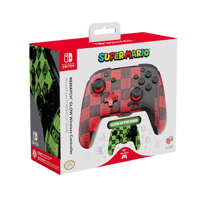 Control-Inalambrico-PDP-Nintendo-Switch-Rematch-Glow-Super-Icon-Negro