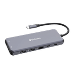 Multipuerto-HUB-USB-C-Pro-Verbatim-CMH-14-Gris-1