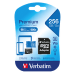 Memoria-Micro-SD-Premium-Verbatim-256GB-Clase-10-Negro-2