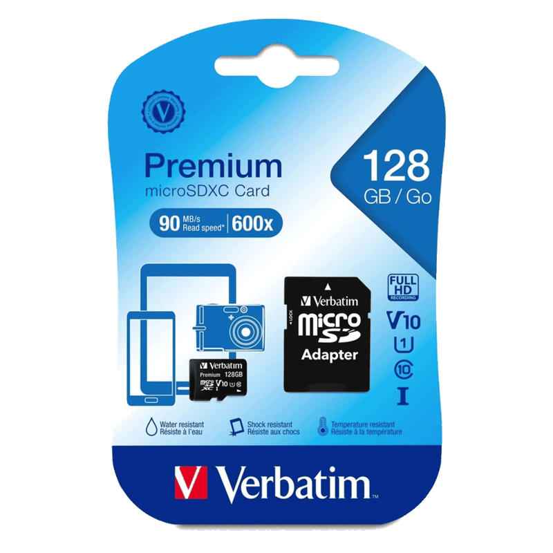 Memoria-Micro-SD-Premium-Verbatim-128GB-Clase-10-Negro-2