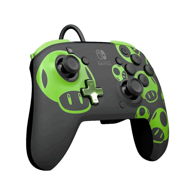 Control-Cableado-PDP-Nintendo-Switch-Rematch-Glow-Honguito-Negro-2