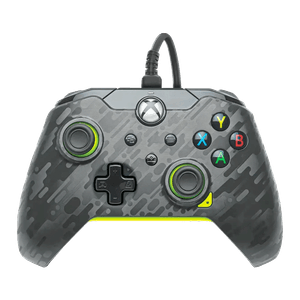 Control Cableado PDP Xbox Electric Carbon Gris