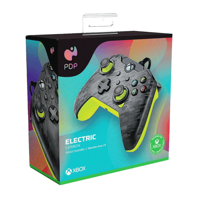 Control-Cableado-PDP-Xbox-Electric-Carbon-Gris-3