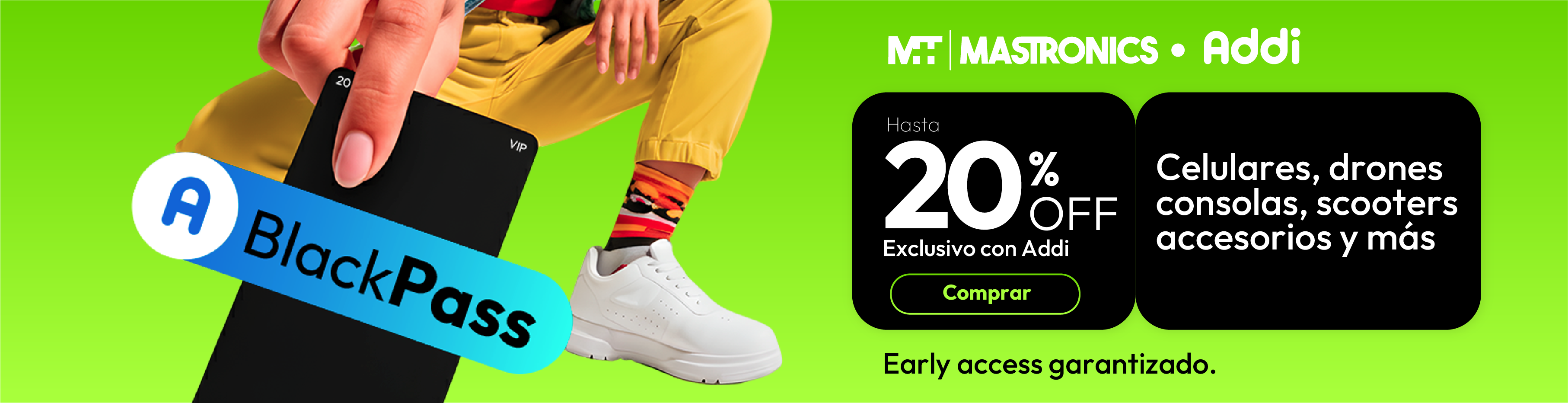 Black Pass Addi Mastronics